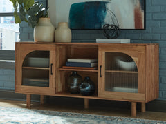 Fine Furniture & Decor - Ashley Furniture - Adway Accent Cabinet - Accent Cabinet / Natural Brown - A4000709