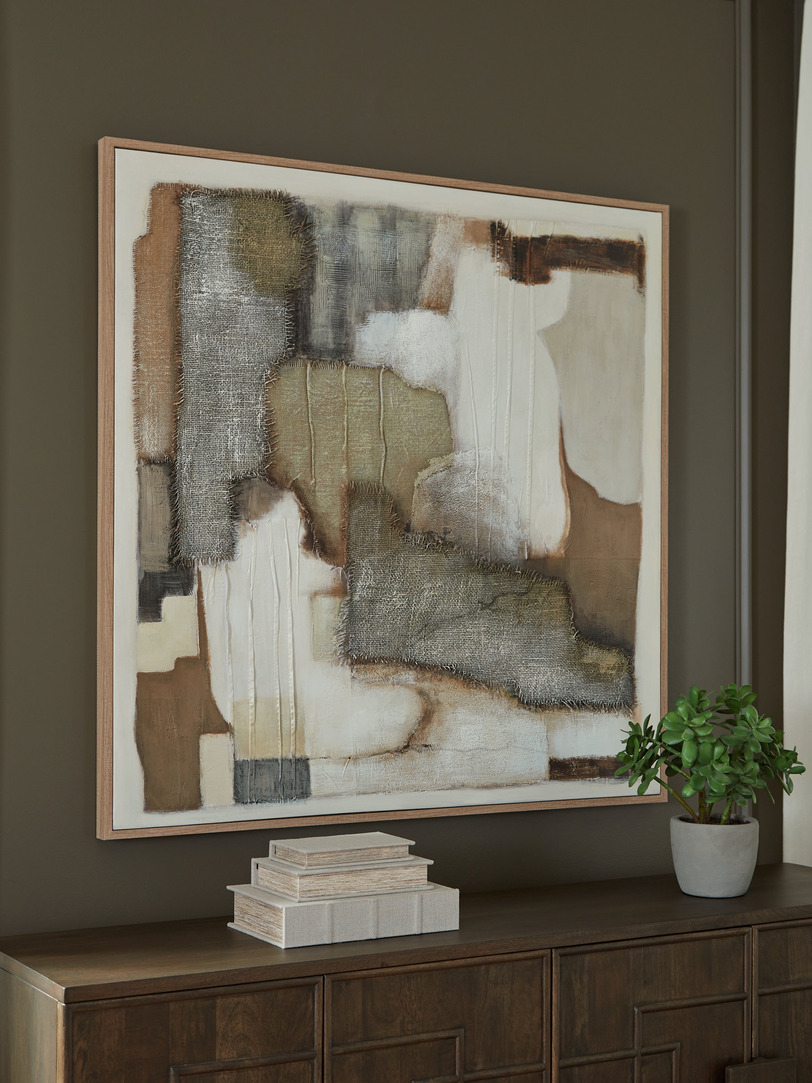 Fine Furniture & Decor - Ashley Furniture - Wylander Wall Decor - Wall Art / Tan/Brown/Gray - A8000497