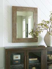 Fine Furniture & Decor - Ashley Furniture - Waltleigh Mirror - Floor Mirror / Distressed Brown - A8010278