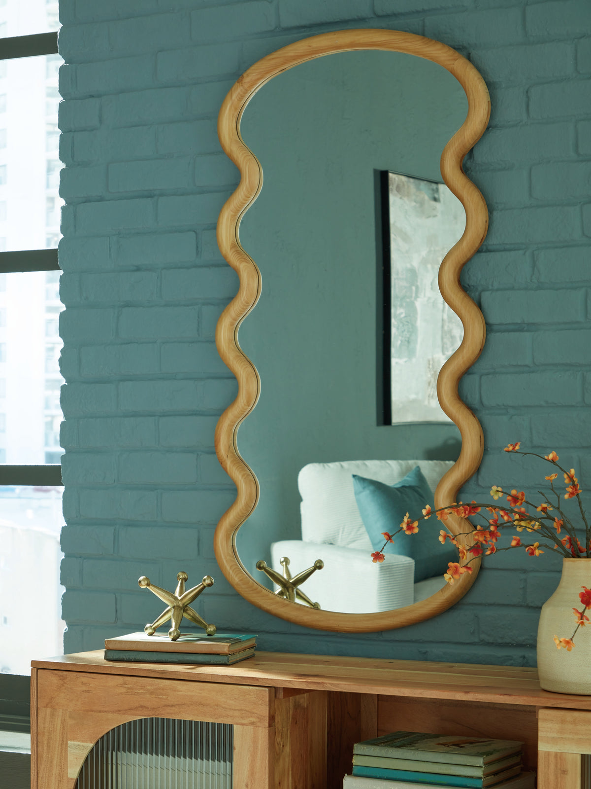Fine Furniture & Decor - Ashley Furniture - Serendis Mirror - Accent Mirror / Brown - A8010412