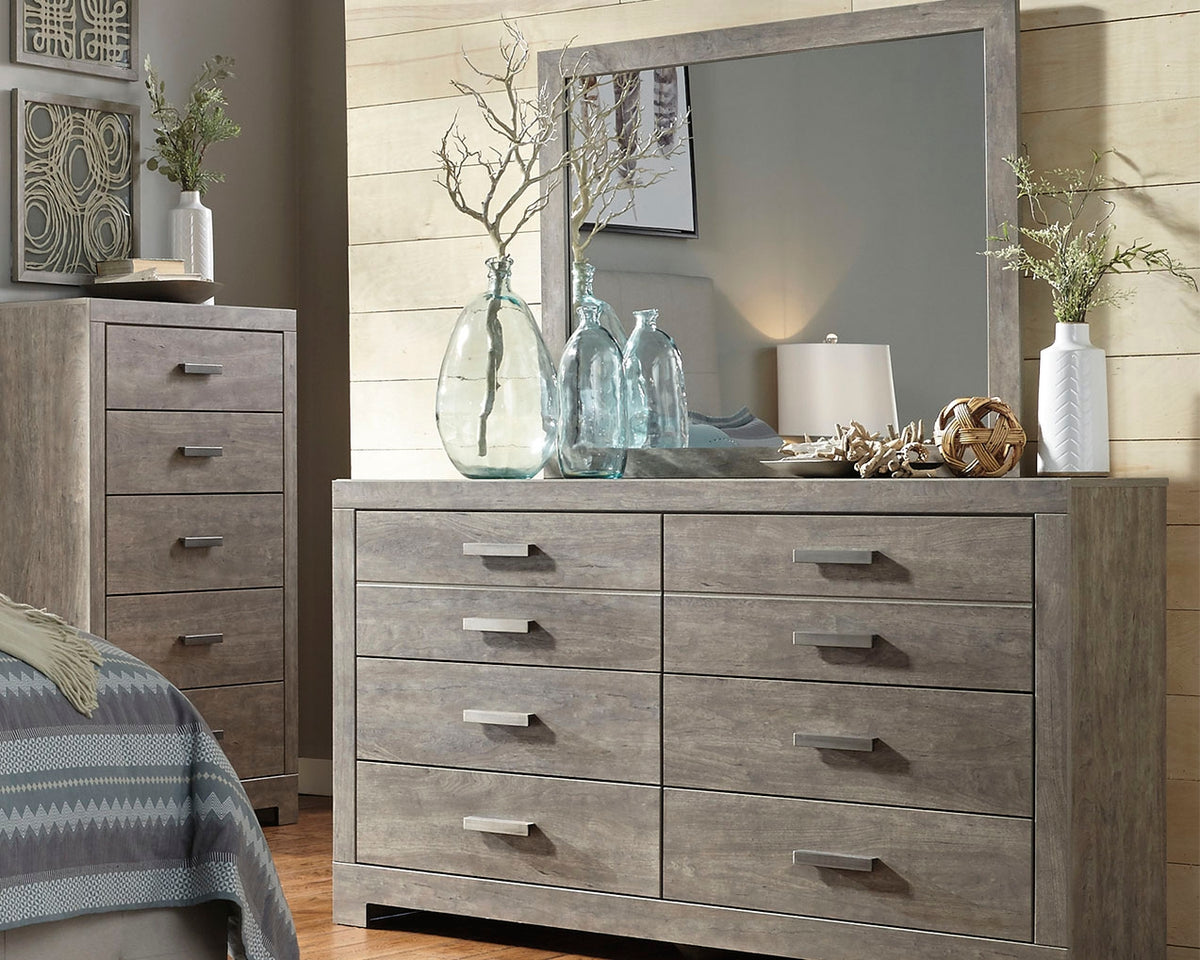 Fine Furniture & Decor - Ashley Furniture - Culverbach Bedroom - Five Drawer Chest / Gray - B070-46