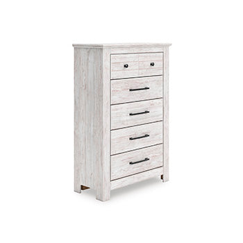 Fine Furniture & Decor - Ashley Furniture - Makidern Bedroom - Five Drawer Chest - PCB1171-46