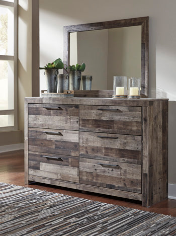 Fine Furniture & Decor - Ashley Furniture - Derekson Bedroom - Bedroom Mirror / Multi Gray - B200-36