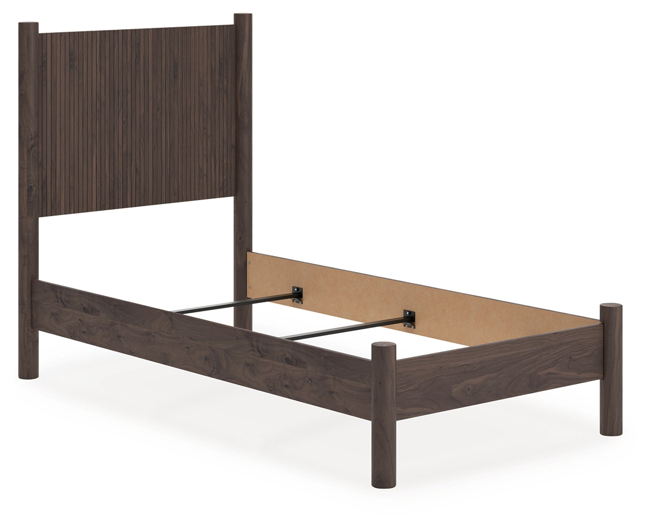 Fine Furniture & Decor - Ashley Furniture - Pamytta Bedroom - Twin Panel Bed / Brown - PCB2614B14