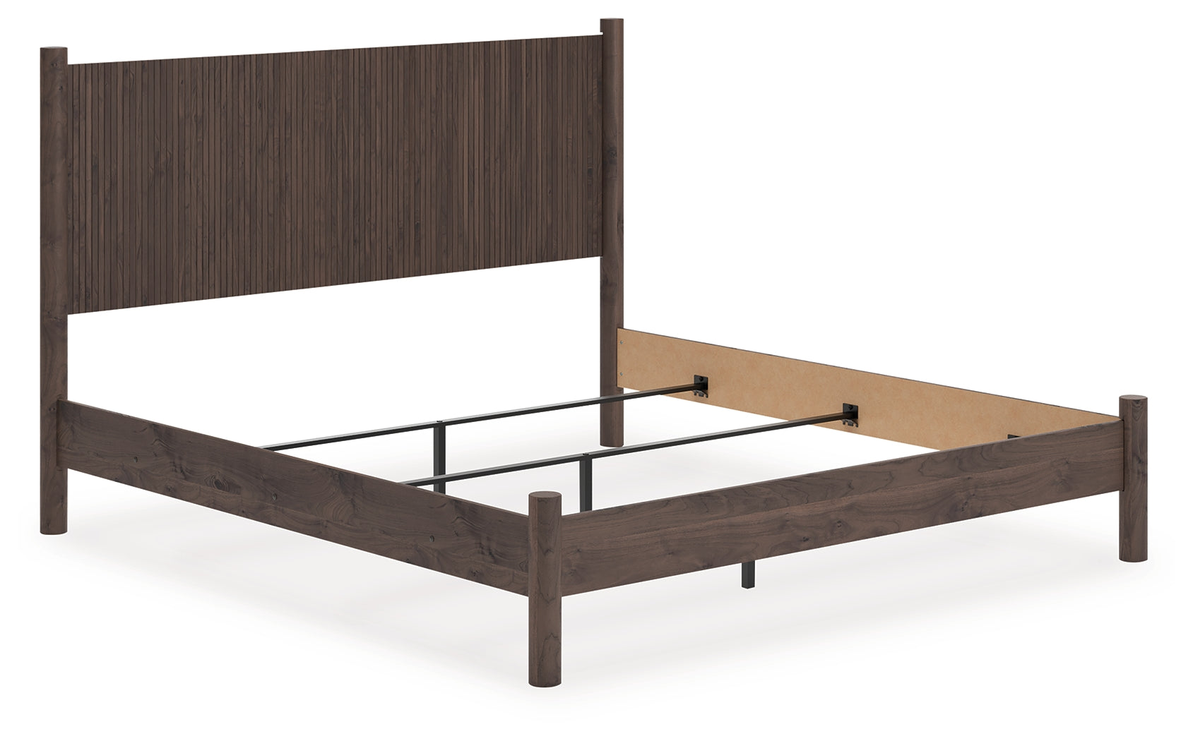 Fine Furniture & Decor - Ashley Furniture - Pamytta Bedroom - King Panel Bed / Brown - PCB2614B26