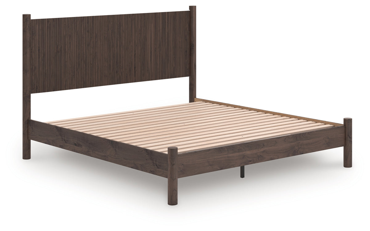 Fine Furniture & Decor - Ashley Furniture - Pamytta Bedroom - Six Drawer Dresser / Brown - PCB2614-31