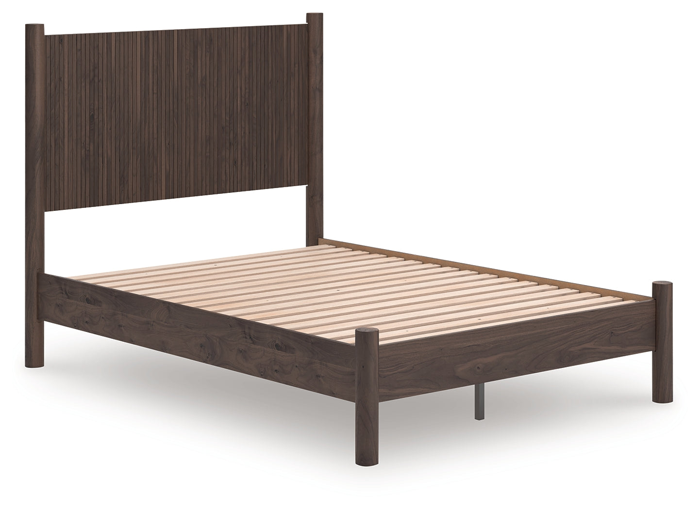 Fine Furniture & Decor - Ashley Furniture - Pamytta Bedroom - Full Panel Platform Bed / Brown - PCB2614B4