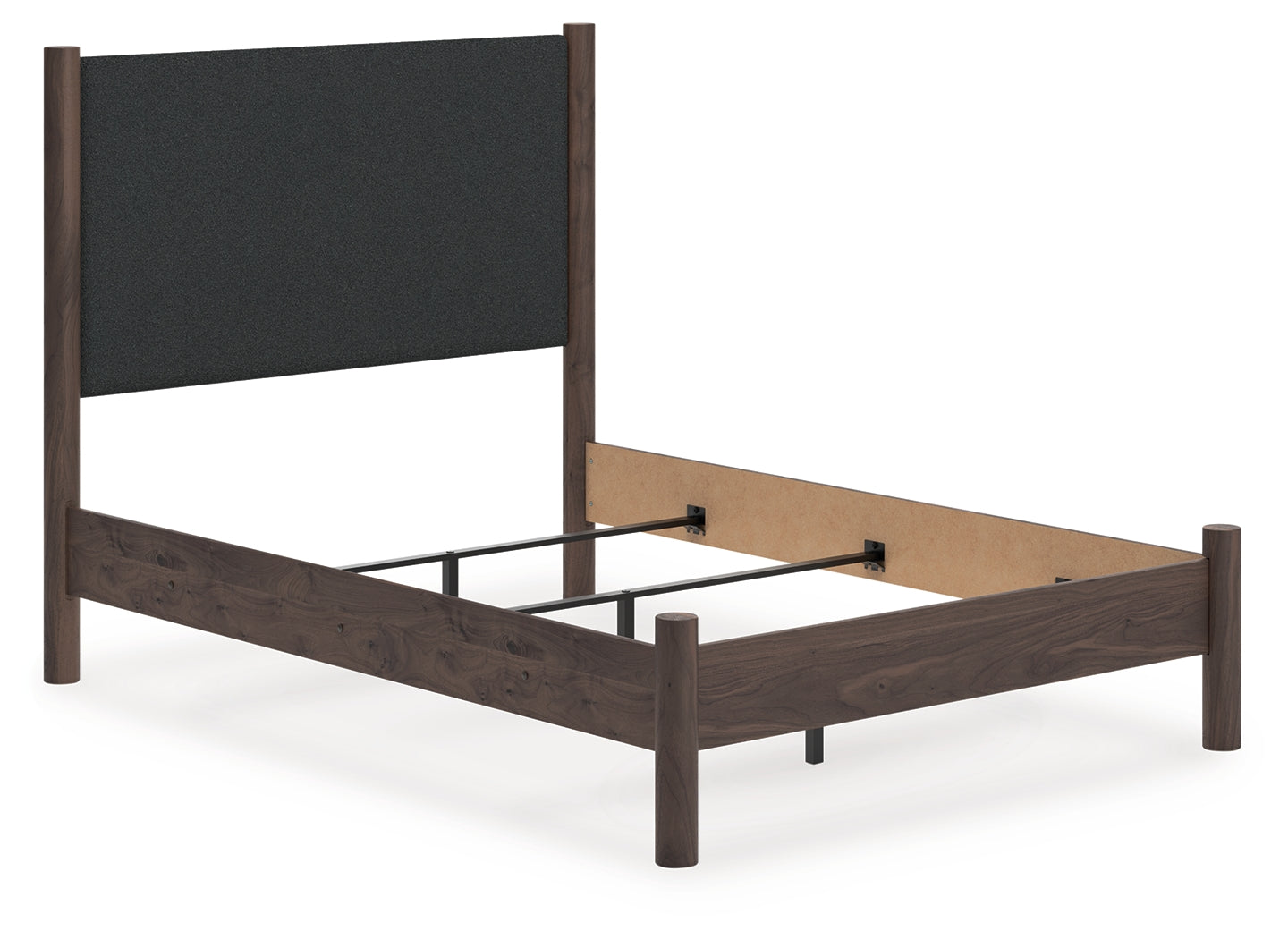 Fine Furniture & Decor - Ashley Furniture - Pamytta Bedroom - Full Upholstered Panel Bed / Brown - PCB2614B22