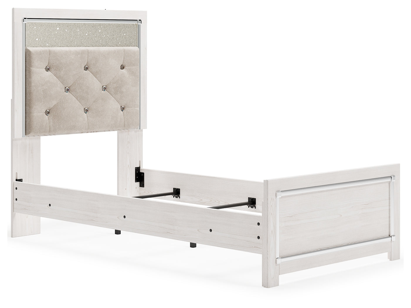 Fine Furniture & Decor - Ashley Furniture - Altyra Bedroom - Twin Panel Bed / White - B2640B6