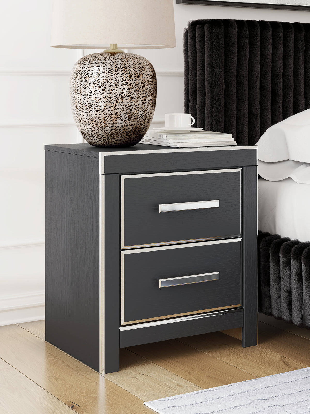 Fine Furniture & Decor - Ashley Furniture - Zuraleus Bedroom - King Upholstered Bed / White - PCB3381B13
