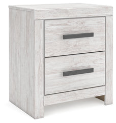 Fine Furniture & Decor - Ashley Furniture - Cayboni Bedroom - King Panel Bed / Whitewash - B3788B7