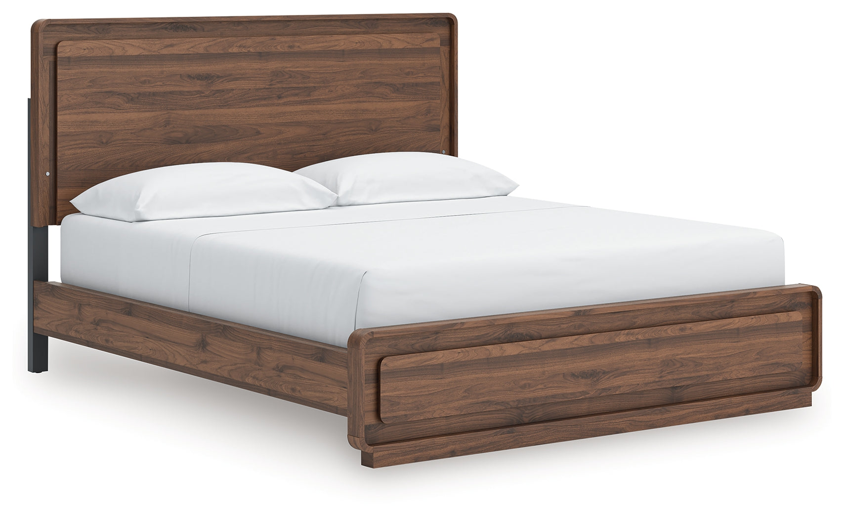 Fine Furniture & Decor - Ashley Furniture - Fortlorn Bedroom - California King Panel Bed / Walnut Brown - PCB386B5