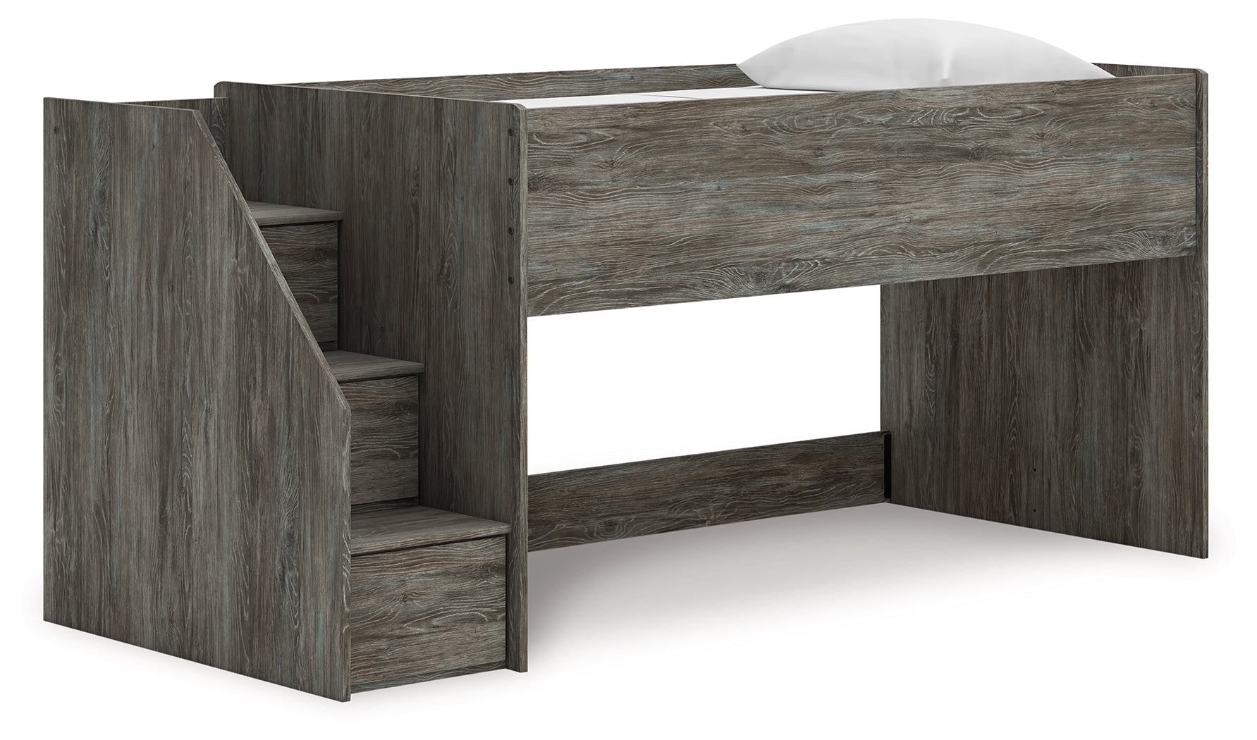 Fine Furniture & Decor - Ashley Furniture - Frandern Bedroom - Twin Loft Bed / Gray - B4480B12