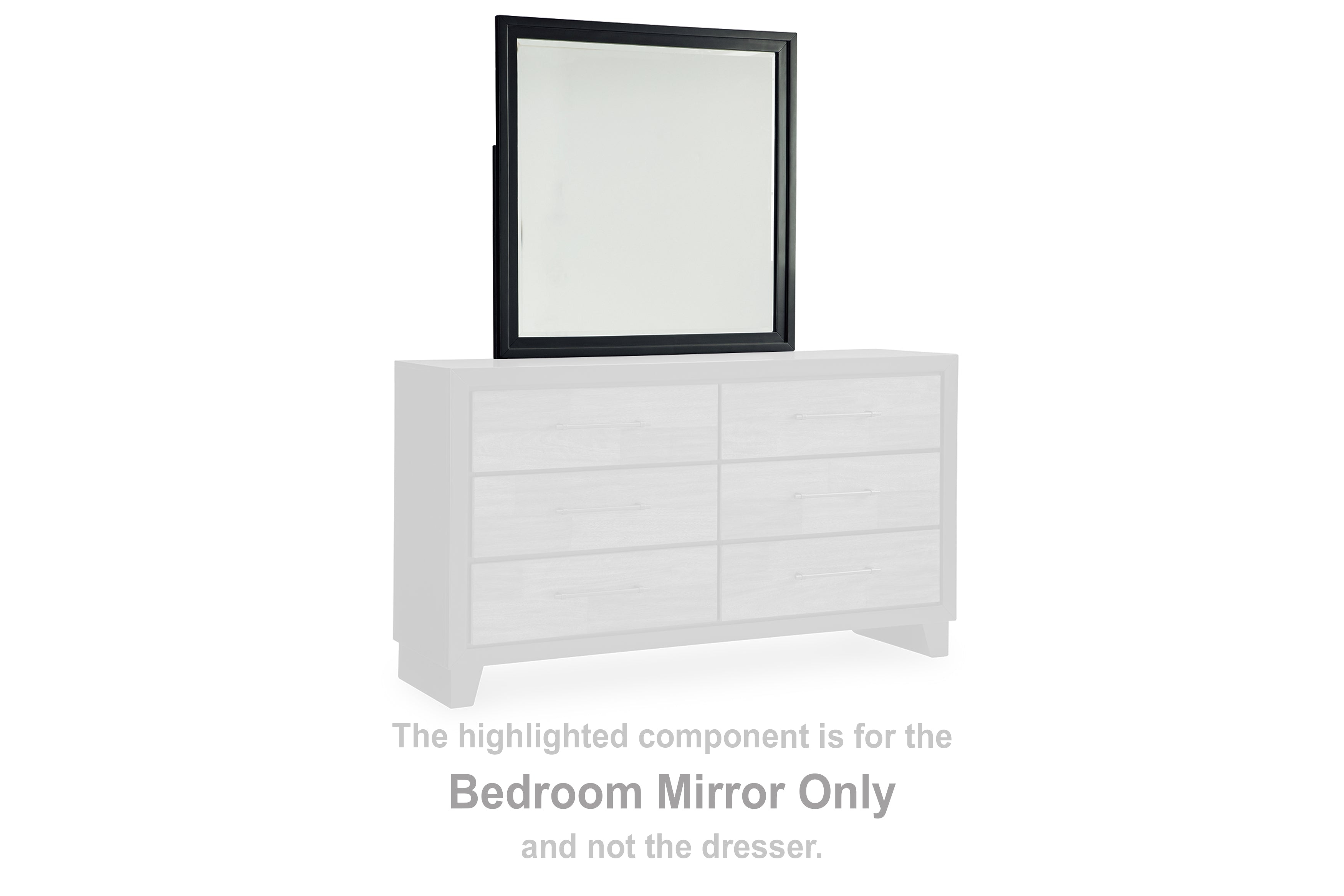 Fine Furniture & Decor - Ashley Furniture - Kraeburn Bedroom - Bedroom Mirror / Brown/Black - B496-36