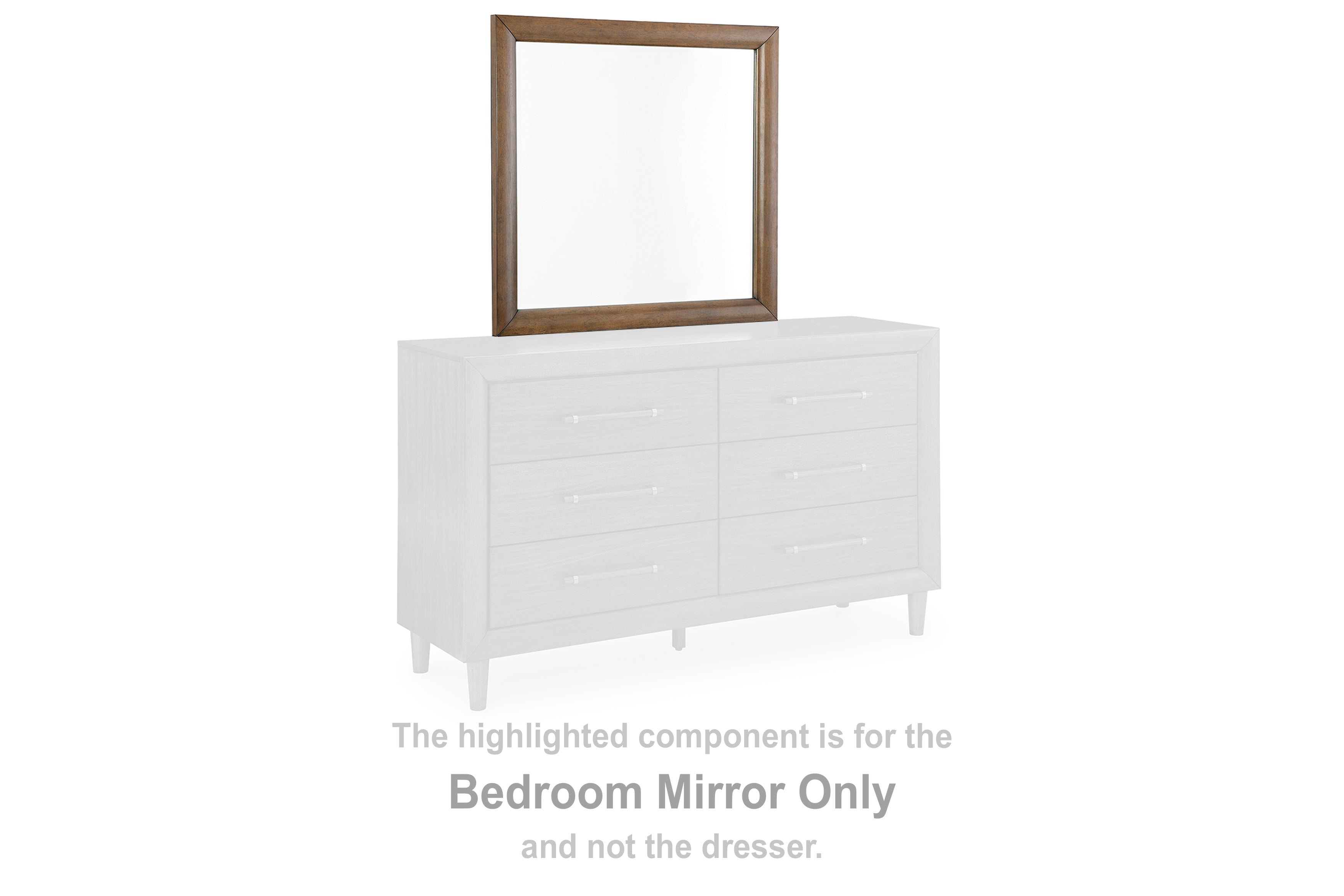 Fine Furniture & Decor - Ashley Furniture - Lyncott Bedroom - Bedroom Mirror / Brown - B615-36