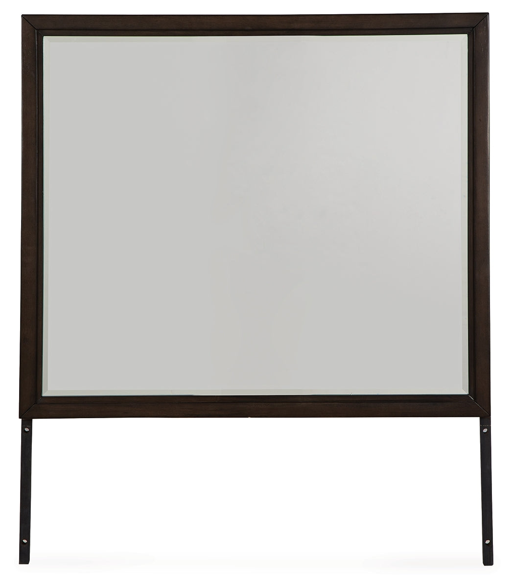 Fine Furniture & Decor - Ashley Furniture - Neymorton Bedroom - Bedroom Mirror / Dark Grayish Brown - B618-36