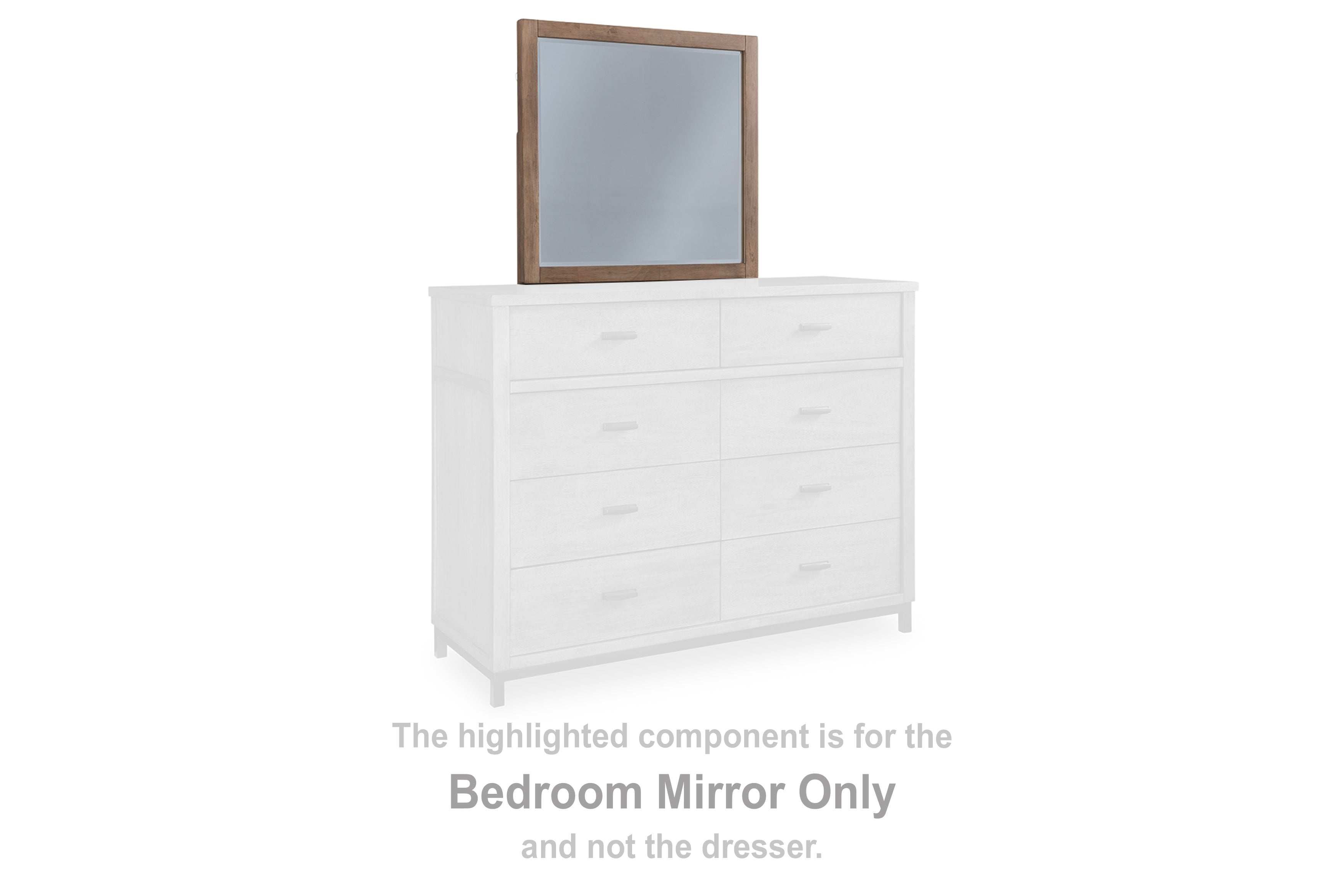 Fine Furniture & Decor - Ashley Furniture - Tomtyn Bedroom - Bedroom Mirror / Light Brown - B622-36