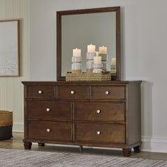 Fine Furniture & Decor - Ashley Furniture - Danabrin Bedroom - King Panel Storage Bed / Brown - B685B18