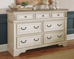 Fine Furniture & Decor - Ashley Furniture - Realyn Bedroom - Queen Upholstered Storage Bed / Two-tone - B743B18