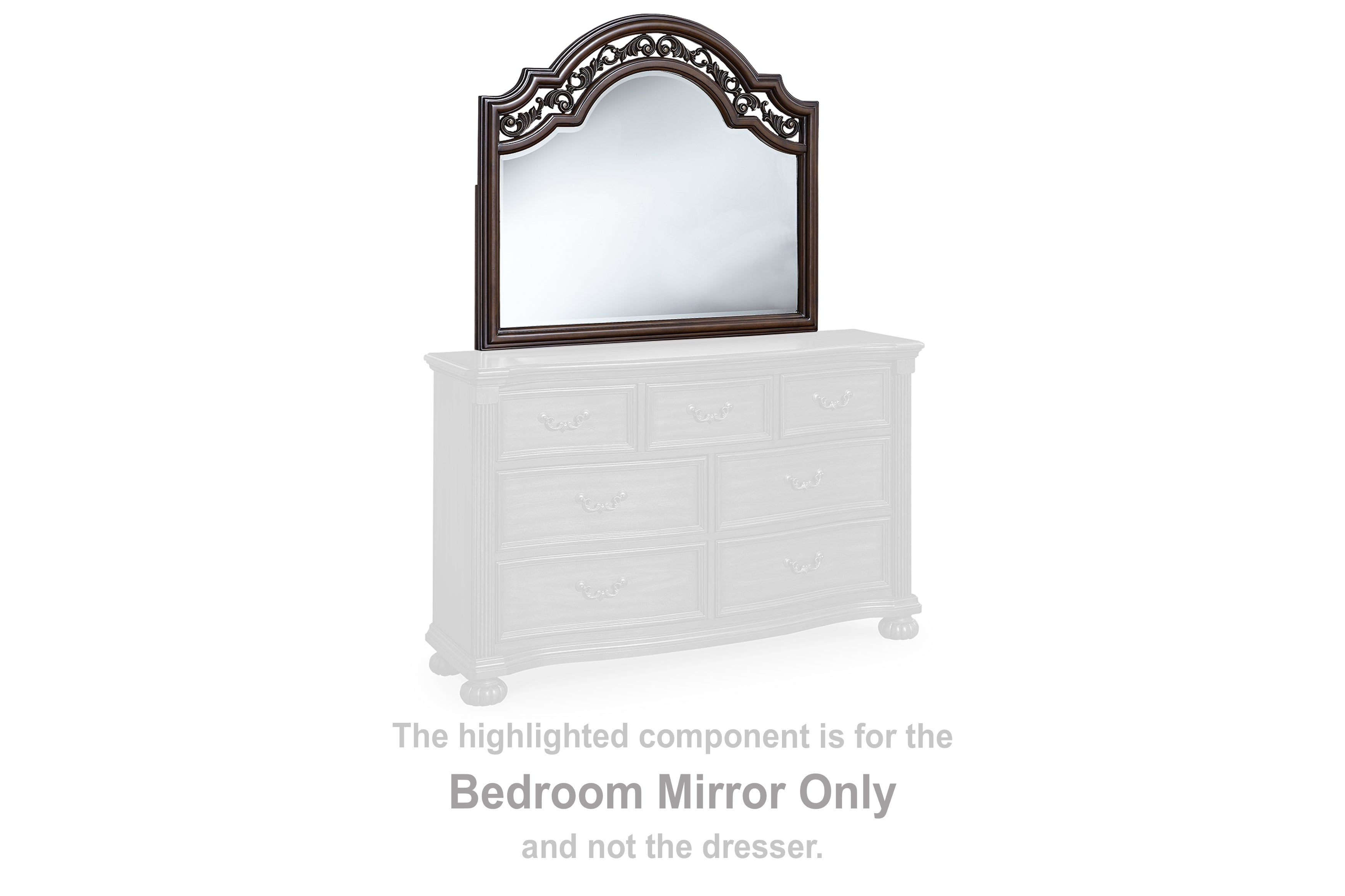 Fine Furniture & Decor - Ashley Furniture - Lavinton Bedroom - Bedroom Mirror / Brown - B764-36