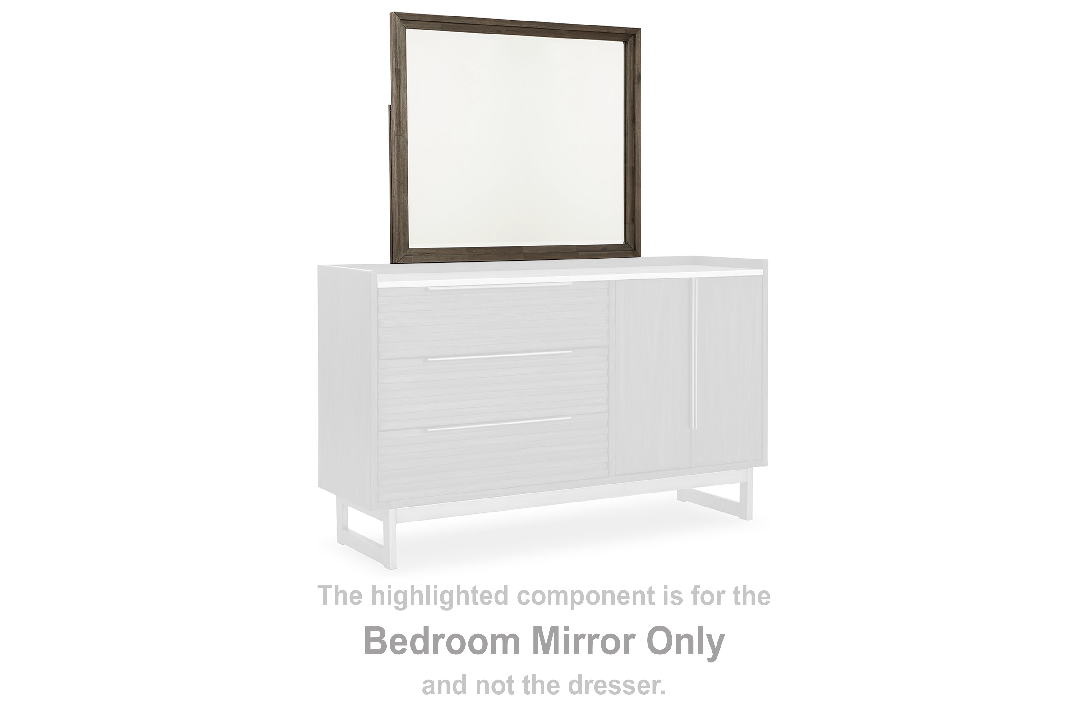 Fine Furniture & Decor - Ashley Furniture - Arkenton Bedroom - Bedroom Mirror / Grayish Brown - B786-36
