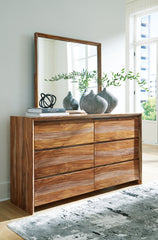 Fine Furniture & Decor - Ashley Furniture - Dressonni Bedroom - Two Drawer Night Stand / Brown - B790-92