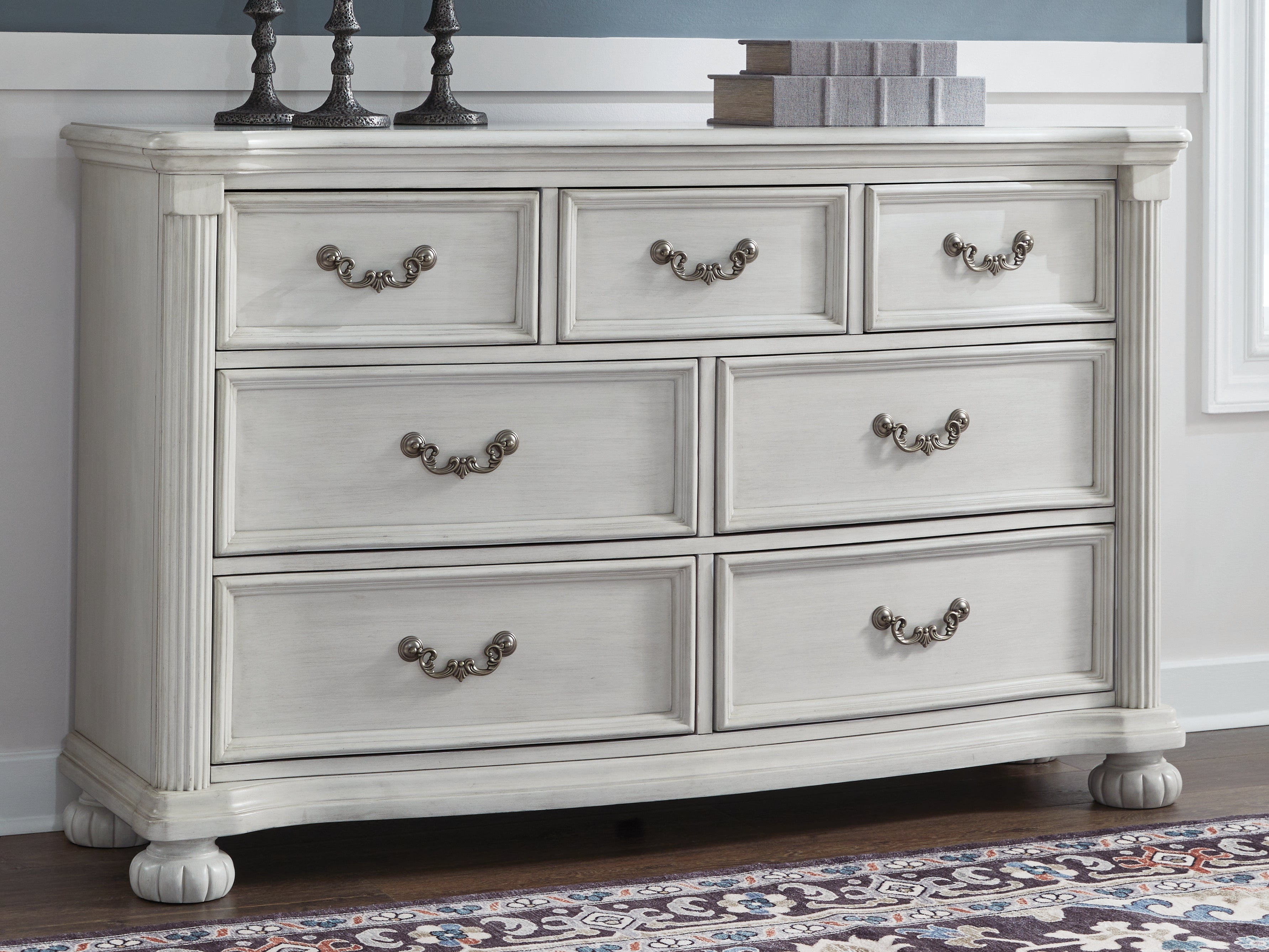 Fine Furniture & Decor - Ashley Furniture - Montelaine Bedroom - Dresser / Antique White - B795-31