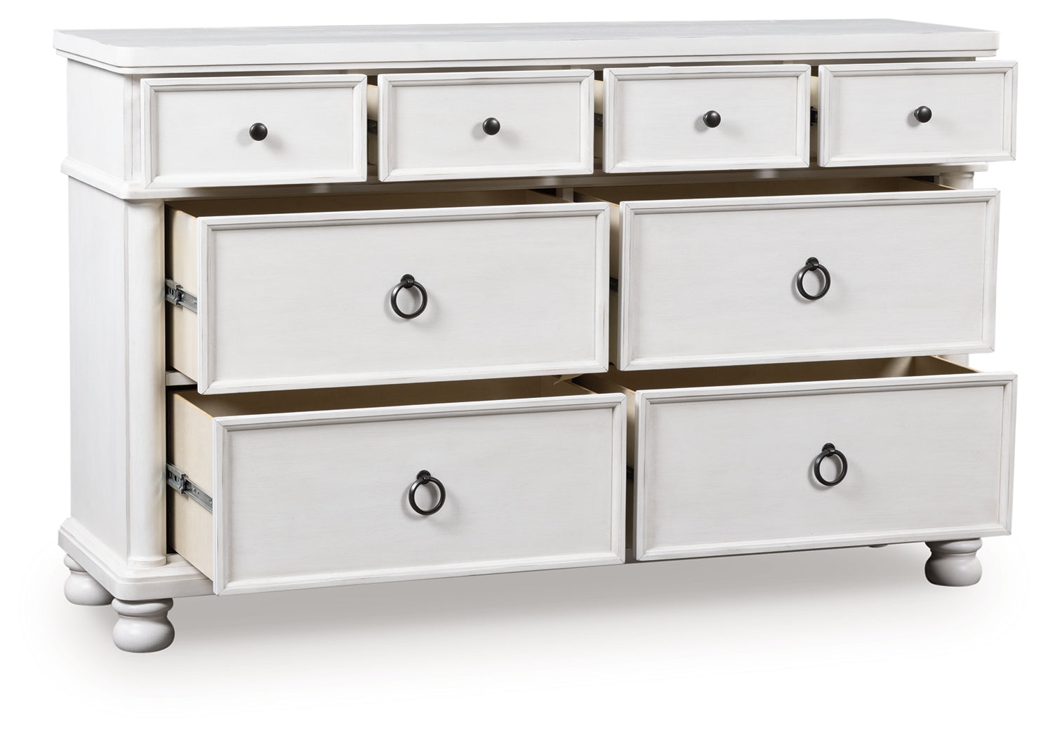 Fine Furniture & Decor - Ashley Furniture - Rowlenstown Bedroom - Dresser / Antique White - PCB823-31