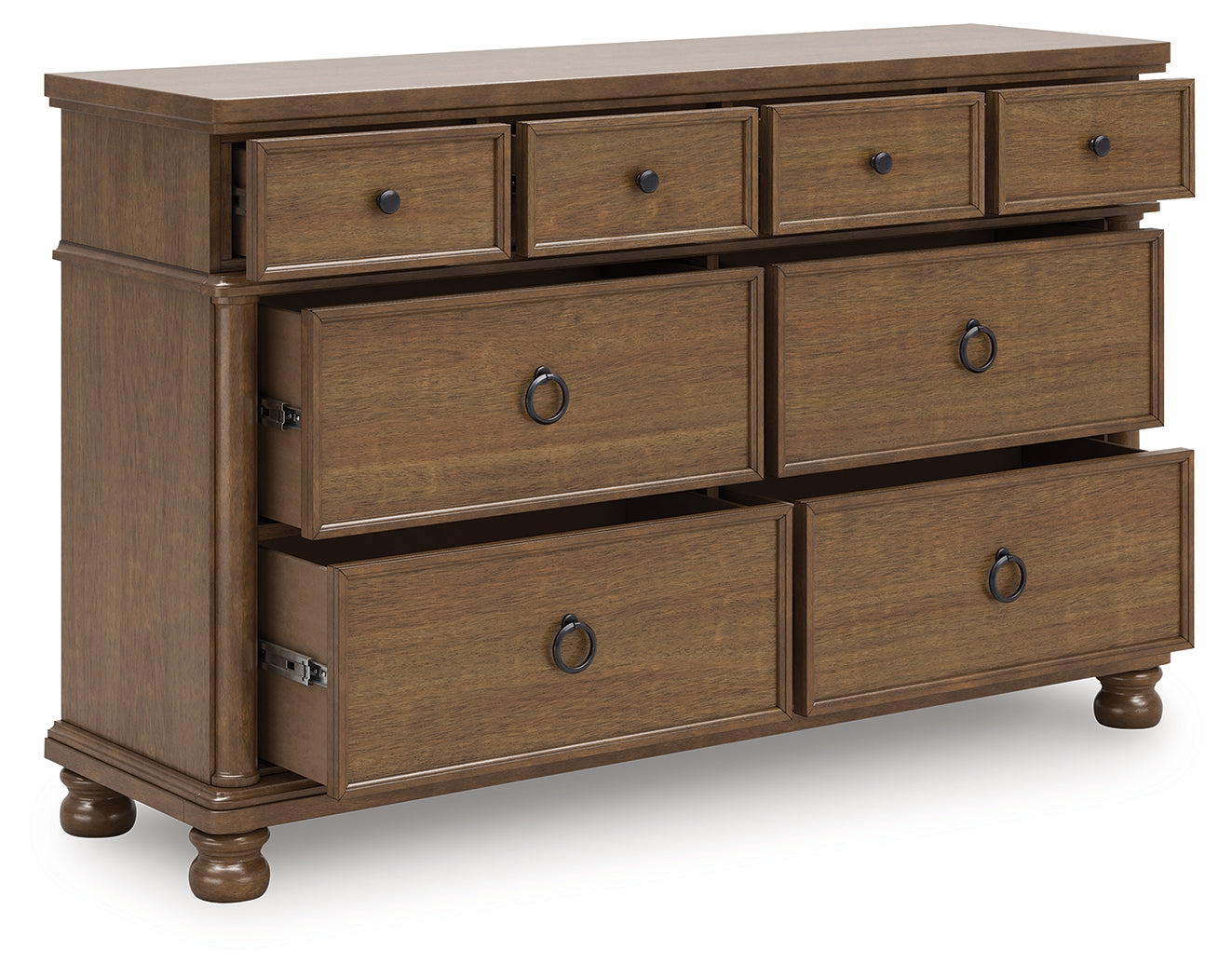 Fine Furniture & Decor - Ashley Furniture - Rowlenstown Bedroom - Dresser / Brown - PCB824-31