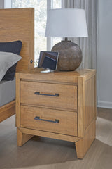 Fine Furniture & Decor - Ashley Furniture - Sherbana Bedroom - California King Panel Bed / Light Brown - B833B5