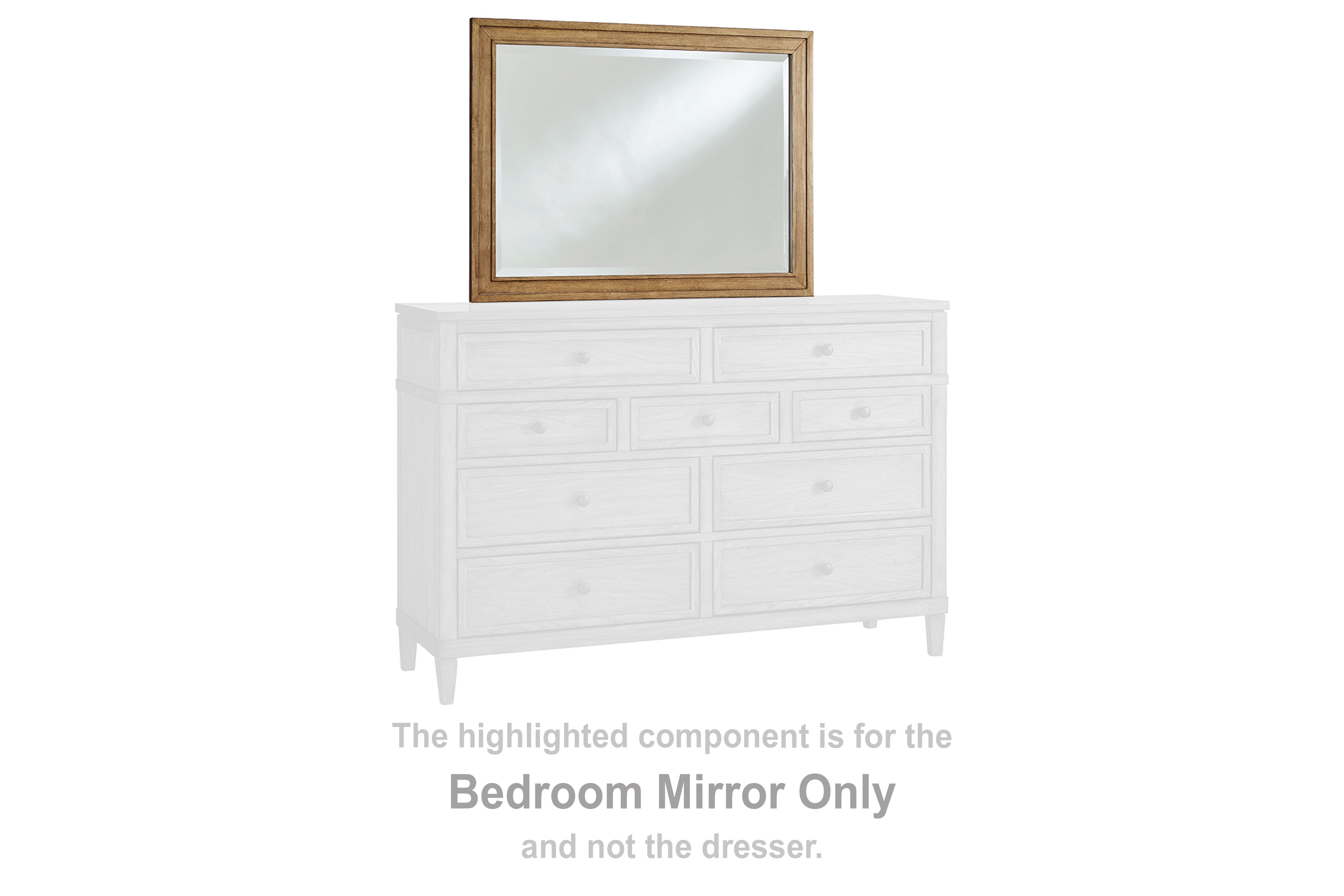 Fine Furniture & Decor - Ashley Furniture - Sharlance Bedroom - Bedroom Mirror / Brown - B895-36
