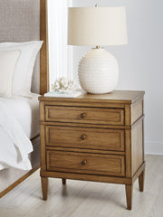 Fine Furniture & Decor - Ashley Furniture - Sharlance Bedroom - King Upholstered Panel Bed / Light Brown - B895B6