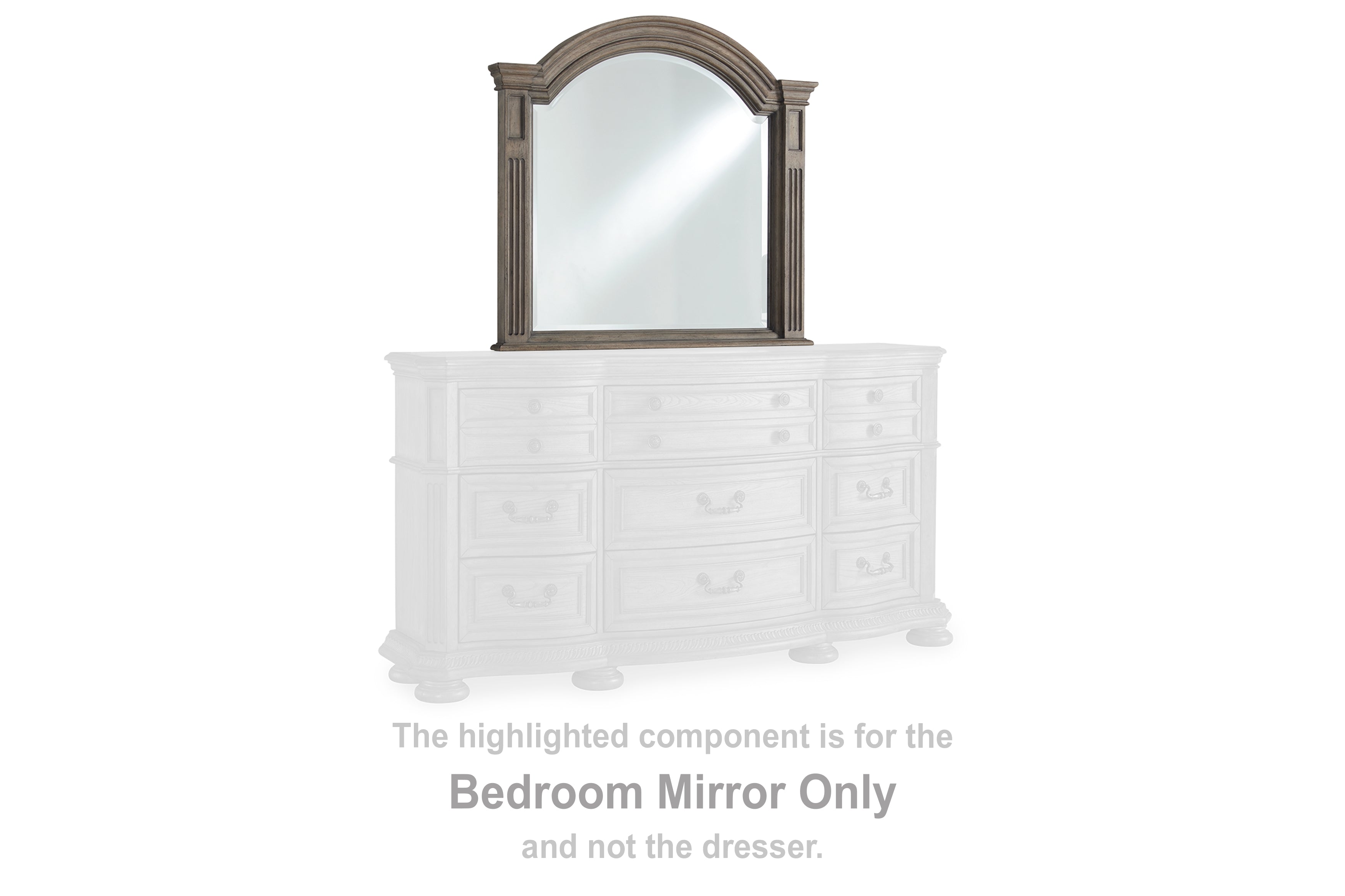 Fine Furniture & Decor - Ashley Furniture - Ardenfield Bedroom - Bedroom Mirror / Light Brown - B944-36