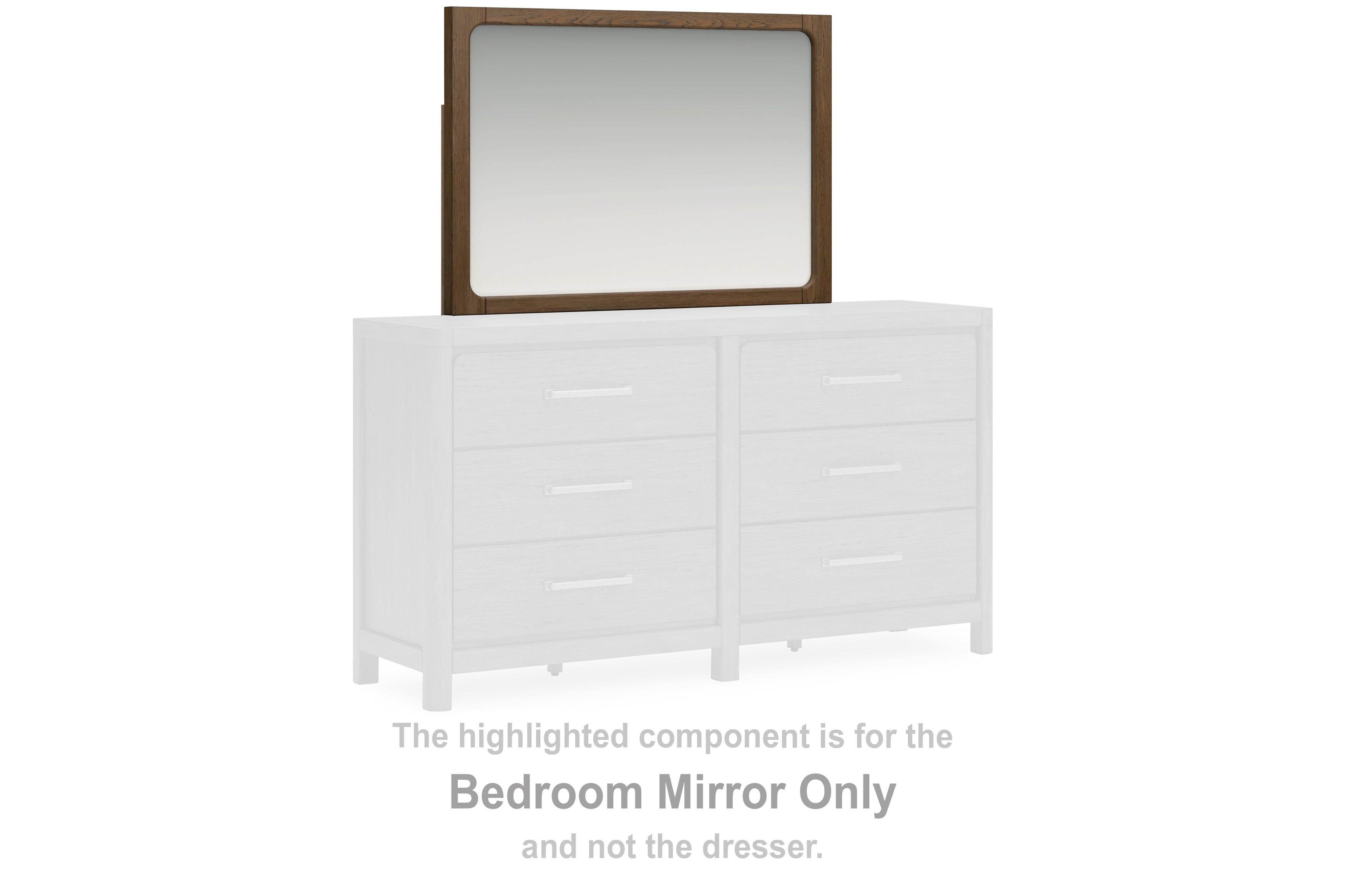 Fine Furniture & Decor - Ashley Furniture - Cabalynn Bedroom - Bedroom Mirror / Light Brown - B974-36