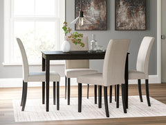 Fine Furniture & Decor - Ashley Furniture - Kimonte Dining Room - Rectangular Dining Room Table / Dark Brown - D250-25