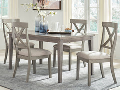 Fine Furniture & Decor - Ashley Furniture - Parellen Dining Room - Dining Chair (Set of 2) / Gray - D291-01X2