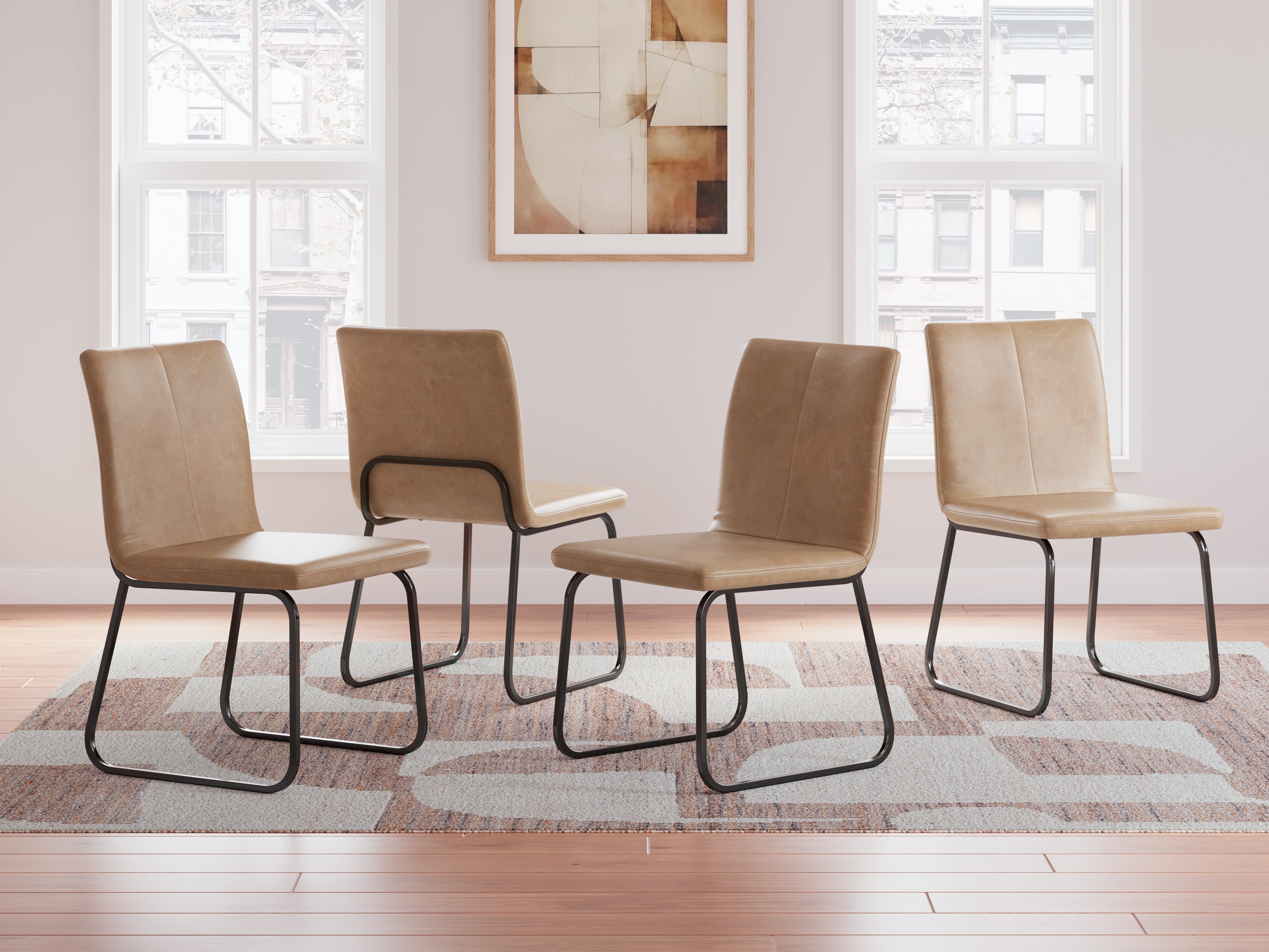 Fine Furniture & Decor - Ashley Furniture - Pharwynn Dining Room - Dining Chair (Set of 4) / Multi - D446-02X4