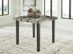 Fine Furniture & Decor - Ashley Furniture - Jeshina Counter Height Dining Table - Square DRM Counter Table / Dark Brown/Beige - PCD581-13