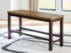Fine Furniture & Decor - Ashley Furniture - Rylandeen Dining Room - Double Counter Bench (1/CN) - PCD651-09