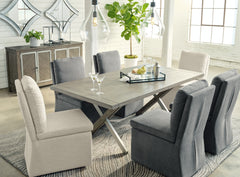 Fine Furniture & Decor - Ashley Furniture - Krystanza Dining Room - Dining Room Server / Weathered Gray - D766-60