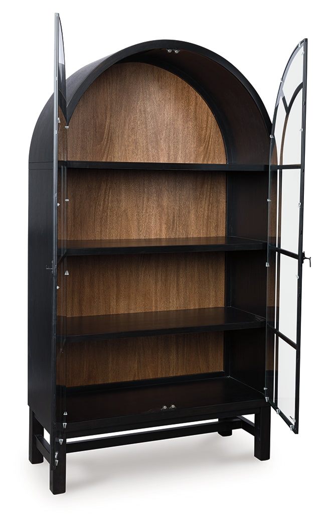 Fine Furniture & Decor - Ashley Furniture - Greddinton Display Cabinet - Display Cabinet / Black/Brown - PCD824-376