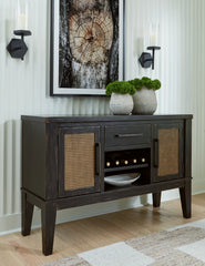 Fine Furniture & Decor - Ashley Furniture - Galliden Dining Room - RECT Dining Room EXT Table / Black/Brown - D841-55
