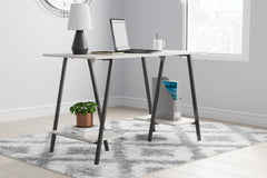 Fine Furniture & Decor - Ashley Furniture - Bayflynn Office Desk - Home Office Desk / White/Black - H288-27