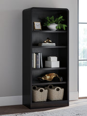 Fine Furniture & Decor - Ashley Furniture - Rowanbeck Bookcase - Large Bookcase / Black - H821-17