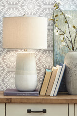 Fine Furniture & Decor - Ashley Furniture - Shavon Lighting - Table Lamp (Set of 2) / Beige/White - L100724X2