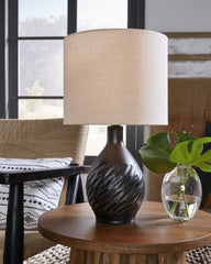 Fine Furniture & Decor - Ashley Furniture - Garinton Lighting - Ceramic Table Lamp (1/CN) / Cream - L180194