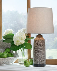 Fine Furniture & Decor - Ashley Furniture - Lanson Lighting - Metal Table Lamp (Set of 2) / Antique Bronze Finish - L204454