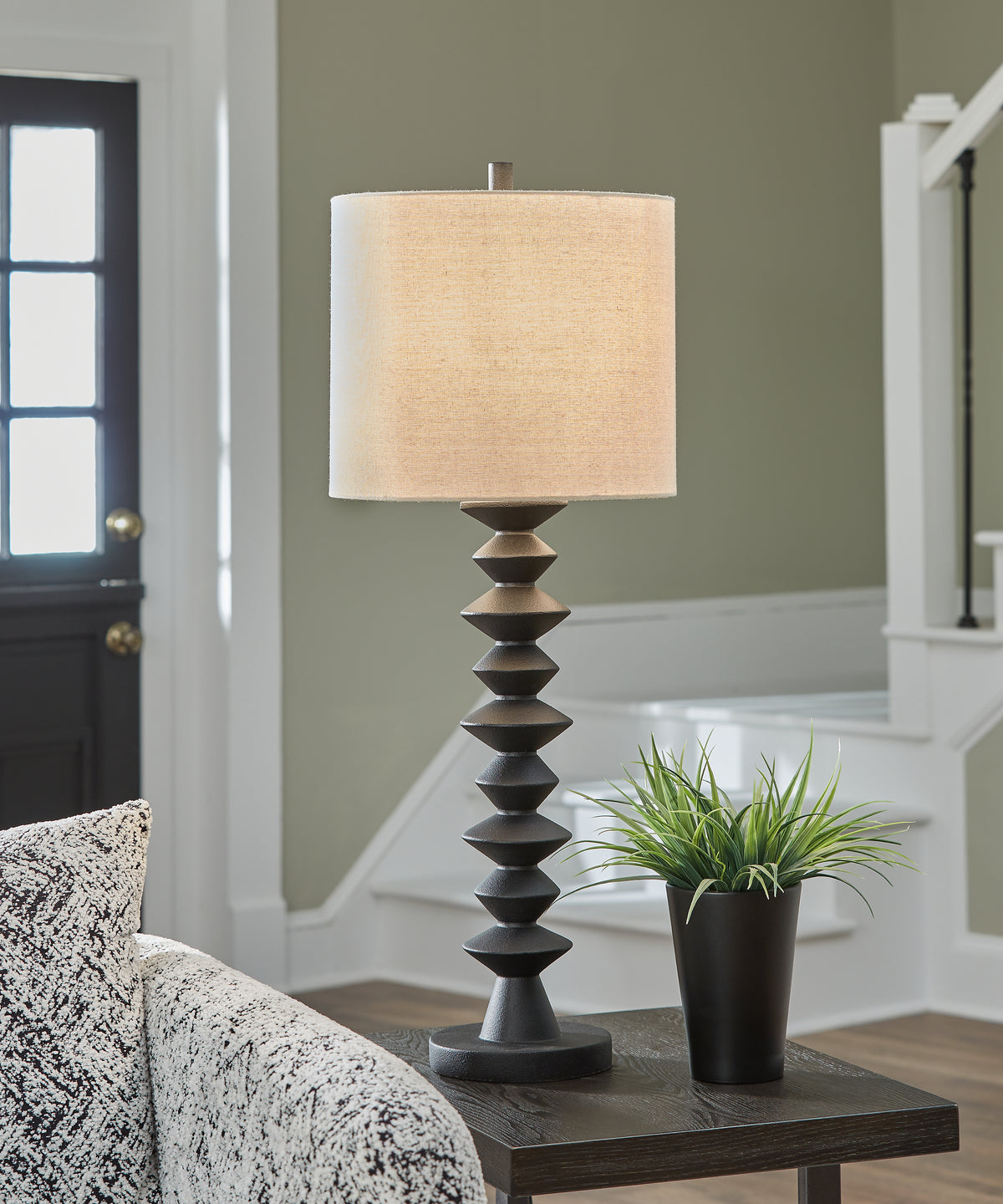 Fine Furniture & Decor - Ashley Furniture - Luanndon Lighting - 2-Piece Lamp Set / Black - L235783X2