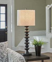 Fine Furniture & Decor - Ashley Furniture - Luanndon Lighting - 2-Piece Lamp Set / Black - L235783X2