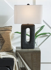 Fine Furniture & Decor - Ashley Furniture - Wimmings Lighting - Poly Table Lamp (Set of 2) / Black - L243654